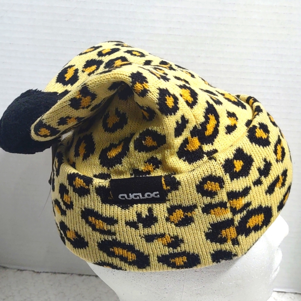 CUGLOG Leopard Knit Cap - Picture 2 of 4